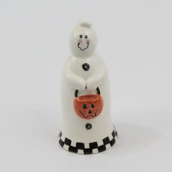 Midwest-CBK Tricks & Treats Halloween Ghost Witch Salt Pepper Shaker Set