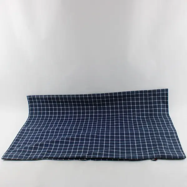 Tommy Hilfiger Queen Pillowcases Set of 2 Blue White Grid