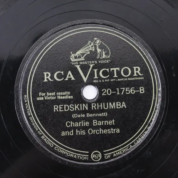 RCA Victor Charlie Barnet Cherokee / Redskin Rhumba 10" Shellac 78 RPM