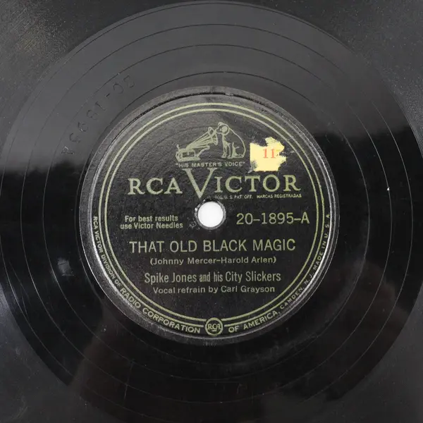 Spike Jones 20-1895 That Old Black Magic Liebestraum RCA Victor 10" Shellac 78