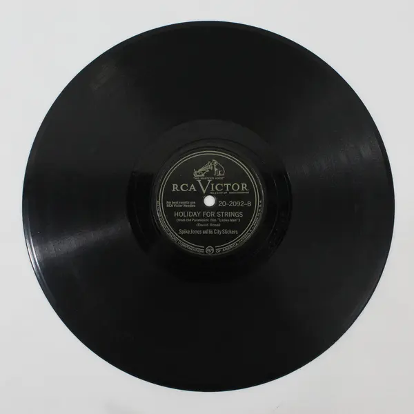 Spike Jones Cocktails for Two / Holiday for Strings 10" Shellac Record