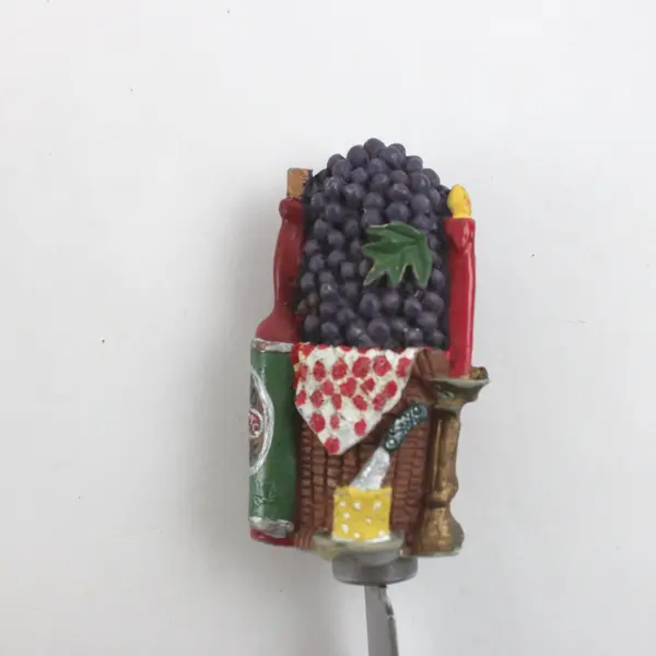 Lot of 4 Wine Themed Cheese Spreader Knives Serving Utensils