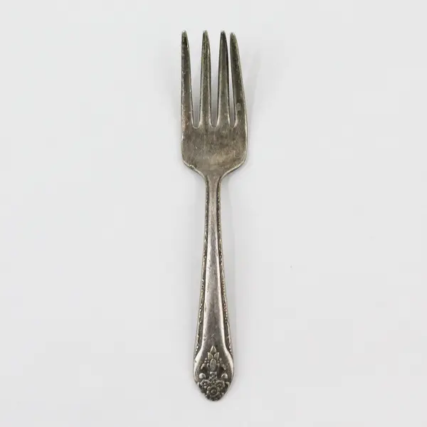 VTG International Silver Lovely Lady Pattern Silverplate 1937 Baby Fork 4.25"