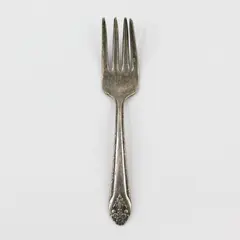 VTG International Silver Lovely Lady Pattern Silverplate 1937 Baby Fork 4.25"