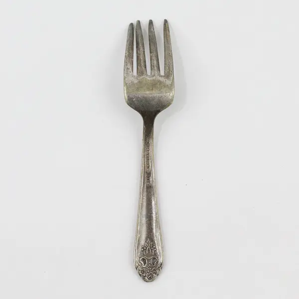 VTG International Silver Lovely Lady Pattern Silverplate 1937 Baby Fork 4.25"
