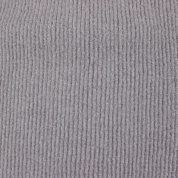 August Silk Knits Turtleneck Lilac Purple Silver Shimmer Sleeveless Top Women L