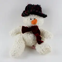 Russ Berrie Freezy Snowman Plush Beanie Stuffed Toy w/ Tags