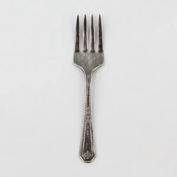 Simeon L. & George H. Rogers Company c. 1928 Silverplate Baby Fork 4 Inch