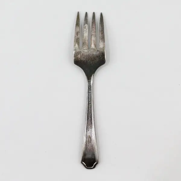 Simeon L. & George H. Rogers Company c. 1928 Silverplate Baby Fork 4 Inch