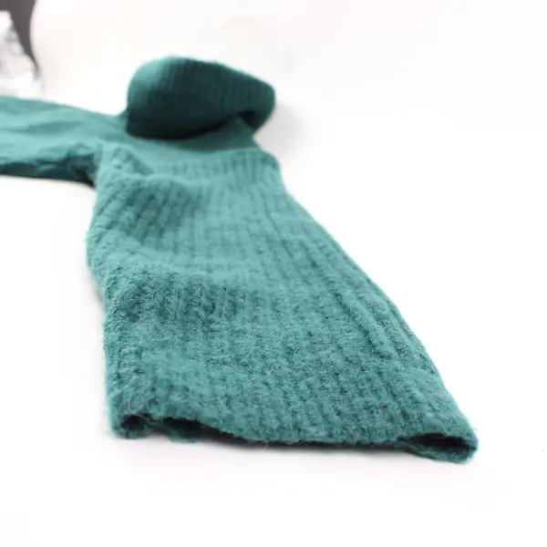 It’s Our Time Emerald Green Turtleneck Relaxed Sweater Size XS