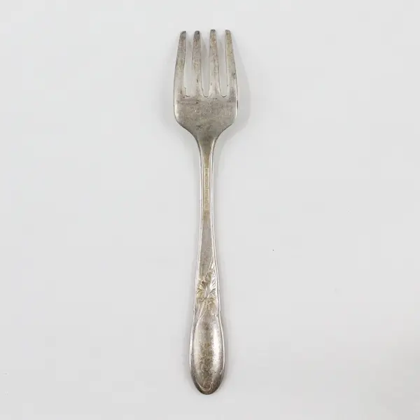 Vintage Oneida Silverplate White Orchid Baby Fork 4.75" Used