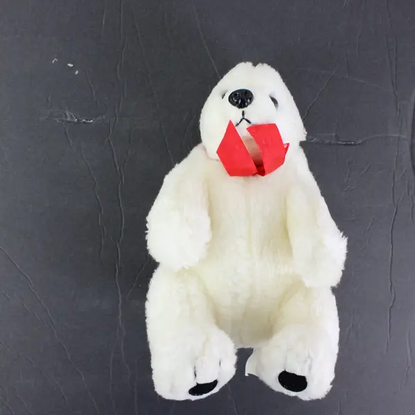 Vintage Whitman's Chocolates Polar Bear Plush Stuffed Animal
