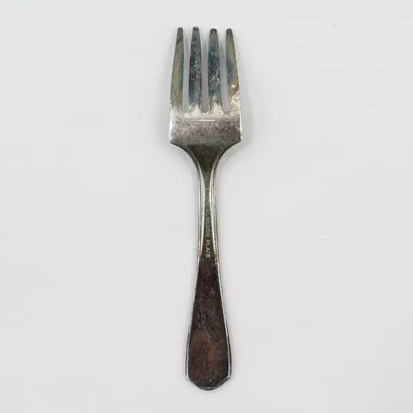 Imperial Silver Plate Vintage Silverplate Baby Fork 4 Inch