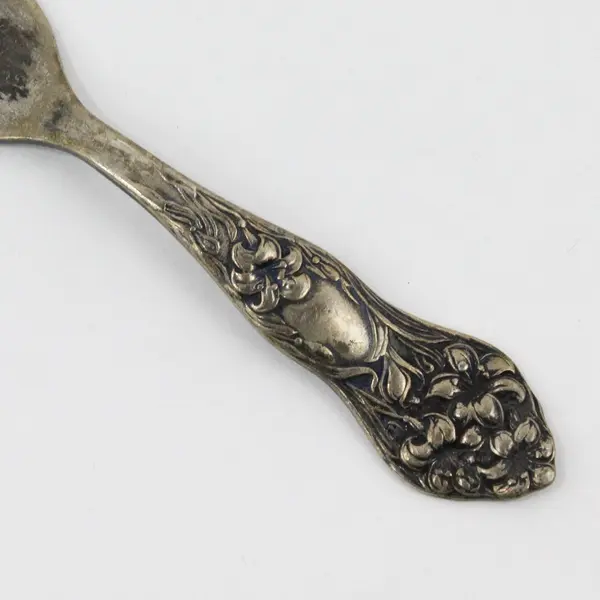 Antique International Silver Lilyta Pattern 1909 Silverplate Baby Fork 4.75" 