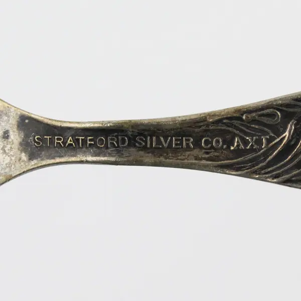 Antique International Silver Lilyta Pattern 1909 Silverplate Baby Fork 4.75" 