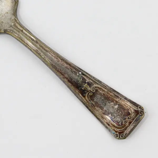 Vintage E&J Bass EJB2 Pattern Silverplate Baby Fork 4.5" Long