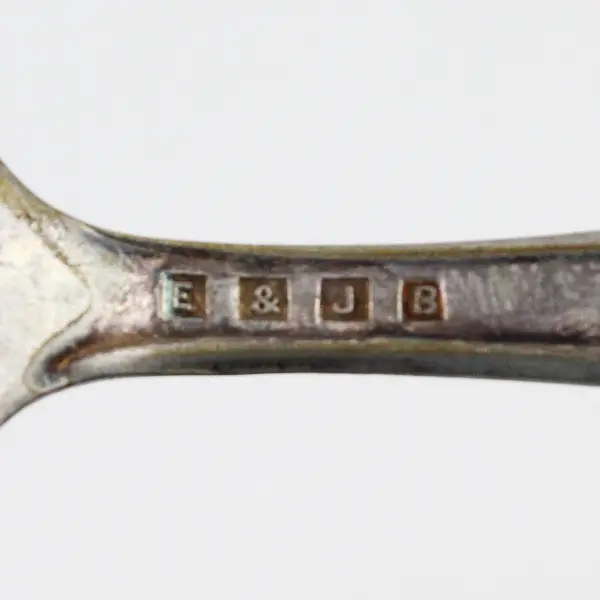 Vintage E&J Bass EJB2 Pattern Silverplate Baby Fork 4.5" Long