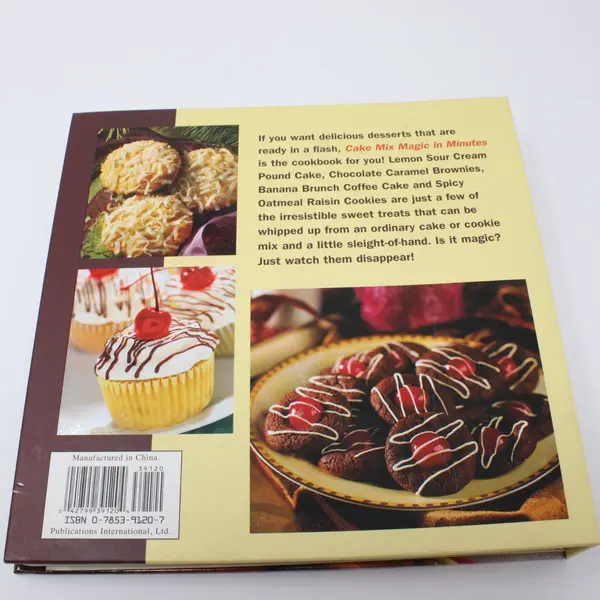 Cake Mix Magic In Minutes Publications International Ltd 2002 Spiral Hardcover