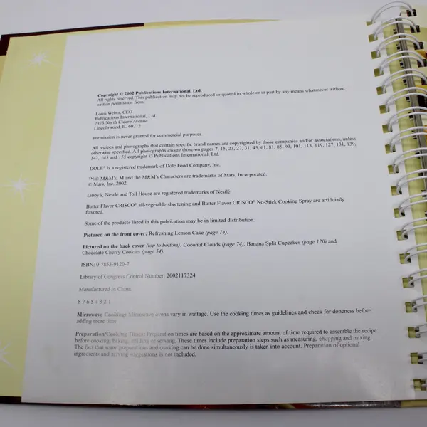 Cake Mix Magic In Minutes Publications International Ltd 2002 Spiral Hardcover