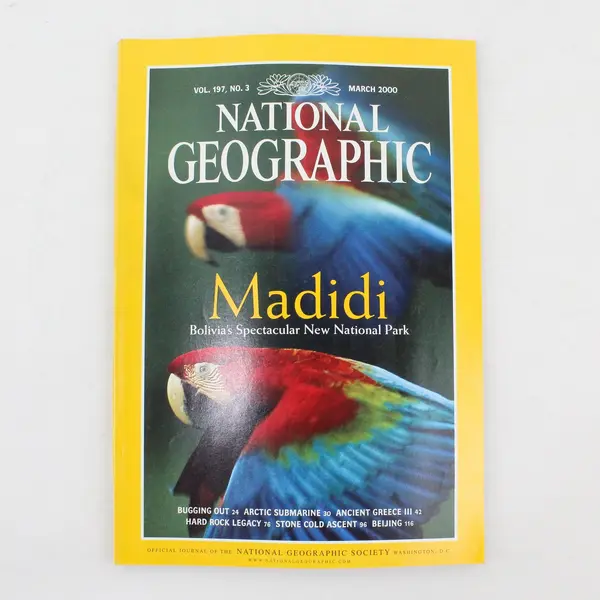 Lot of 4 National Geographic Magazines March July September November 2000 