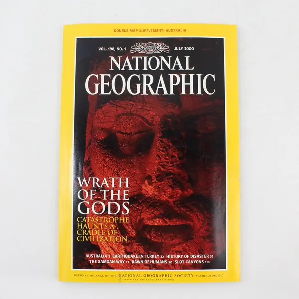 Lot of 4 National Geographic Magazines March July September November 2000 