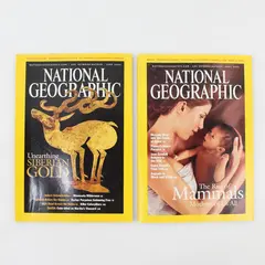 Lot of 2 National Geographic Magazines April & June 2003