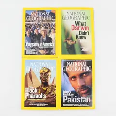 Lot of 4 National Geographic Magazine Issues 2007-2010