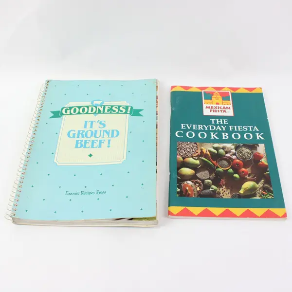 Lot of 2 Paperback Cookbooks Recipe Books Pre-Owned