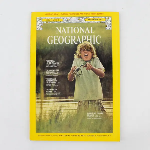 Lot of 4 Vintage National Geographic Magazines 1970 1972 1973