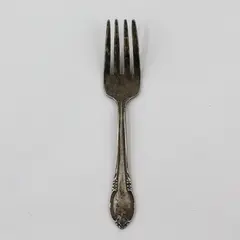 VTG International Silver Remembrance Pattern 1948 Silverplate Baby Fork 4.25" 