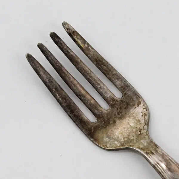 1847 Rogers Bros Victorian Rose Silverplate Baby Fork 4.25 in