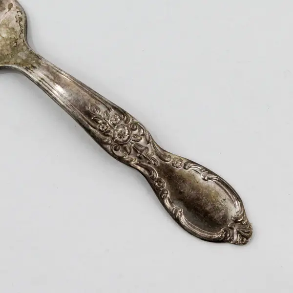 1847 Rogers Bros Victorian Rose Silverplate Baby Fork 4.25 in