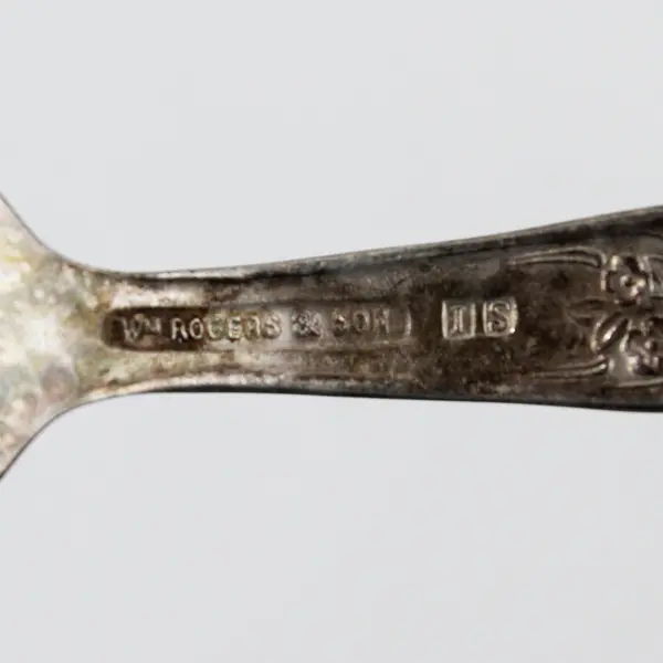 1847 Rogers Bros Victorian Rose Silverplate Baby Fork 4.25 in