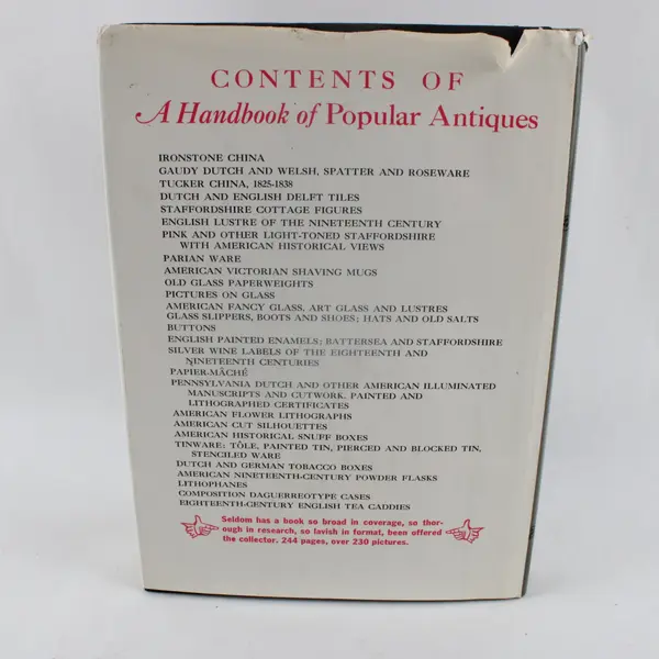 Handbook of Popular Antiques Katharine Morrison McClinton 1946 Hardcover