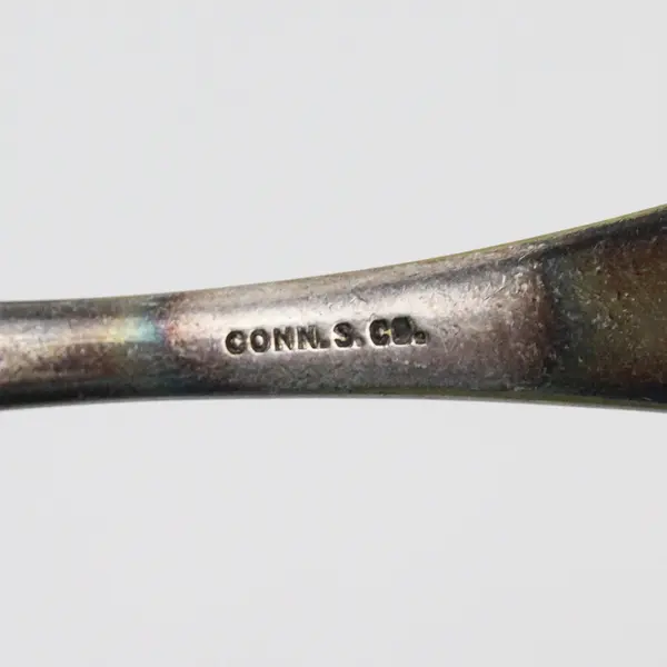 Conn S. Co. Fairoaks Antique Silverplate Baby Fork 4.5in