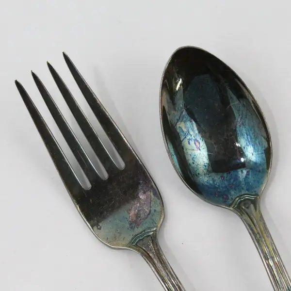 Vintage Reed & Barton Silverplate Youth Fork & Spoon 