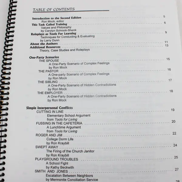 The Roleplay Book 41 Hypothetical Situations 2nd Ed Ron Mock