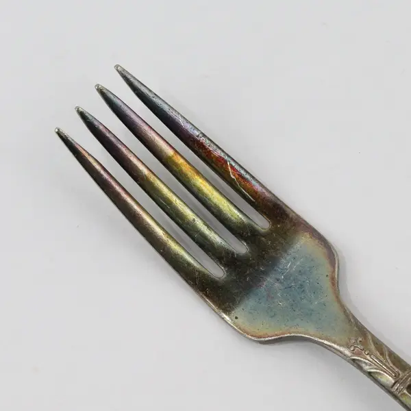 Oneida June-Nursery Youth Fork Silverplate A1 Hallmark 6.5 Inch
