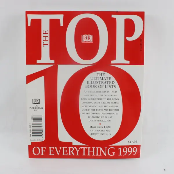 Top 10 of Everything 1999 Russell Ash DK Illustrated Reference Book