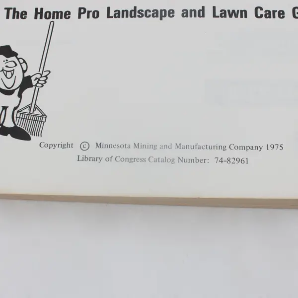 Vintage 1975 3M The Home Pro Landscape & Lawn Care Guide Paperback