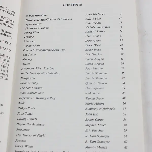 Toyon 1986 Annual Literary Journal Humboldt State University Paperback