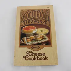 Vintage 1977 Kraft Good Food Ideas Cheese Cookbook Paperback