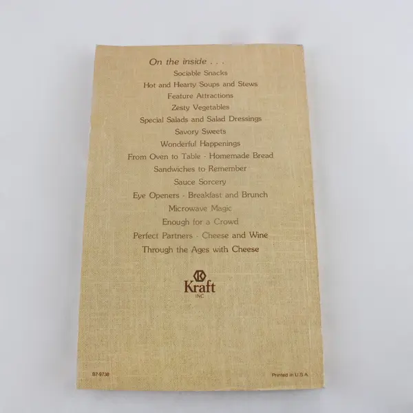 Vintage 1977 Kraft Good Food Ideas Cheese Cookbook Paperback