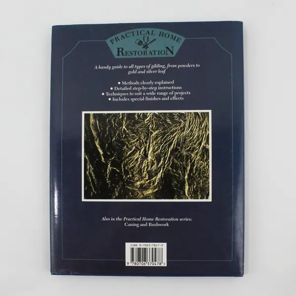 VTG Gilding & Antique Finishes Practical Home Restoration Yvonne Rees 1993 HC DJ