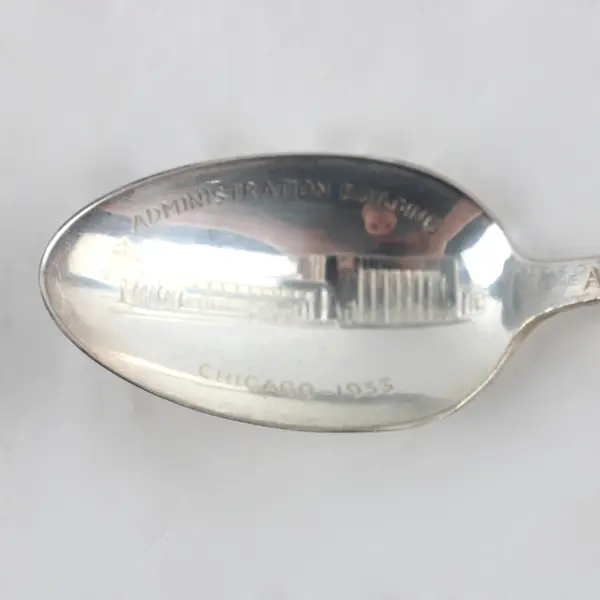 Century Silver Plate Spoon Chicago 1933 World's Fair Hall of Science