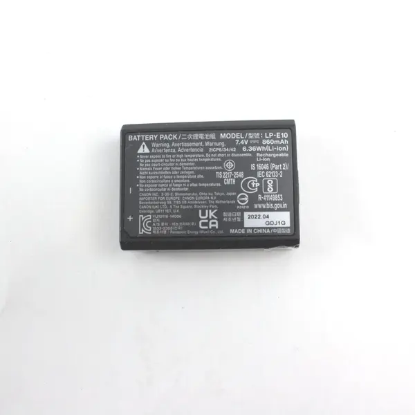 Canon Battery Charger with Battery Included Untested