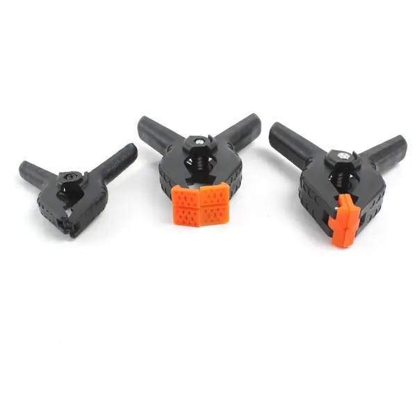Lot of 7 Heavy-Duty Black Plastic Spring Clamps Crafts Photography Woodworking