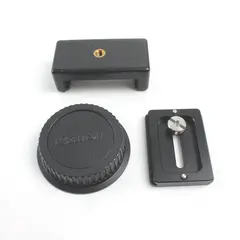 Lot of 3 Canon Lens Cap Smartphone Tripod Clamp Quick Release Plate