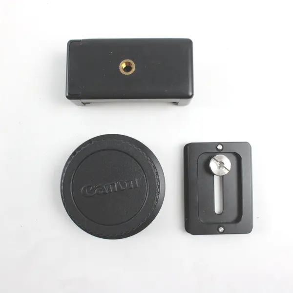 Lot of 3 Canon Lens Cap Smartphone Tripod Clamp Quick Release Plate