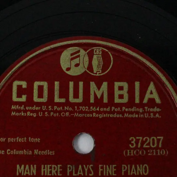 Benny Goodman "Hora Staccato" and " Man Here Plays Fine Piano 10" Shellac Record